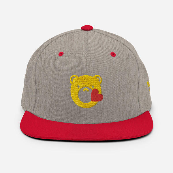 Gay Bear Pride Kiss Snapback Hat