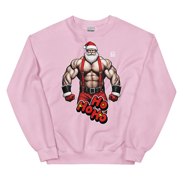Christmas Muscle Santa Bear Sweatshirt