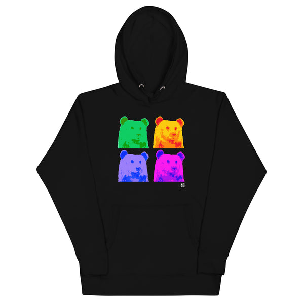 Gay Pride Portrait Bear Hoodie