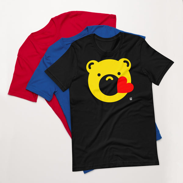 Gay Bear Pride Bermoji Kiss t-shirt
