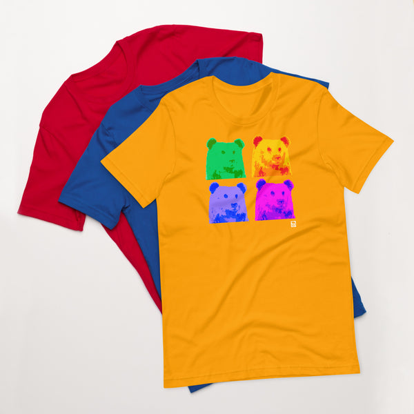 Gay Pride Portrait Bear t-shirt