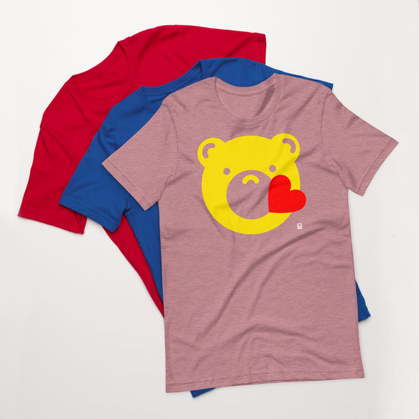 Gay Bear Pride Bermoji Kiss t-shirt