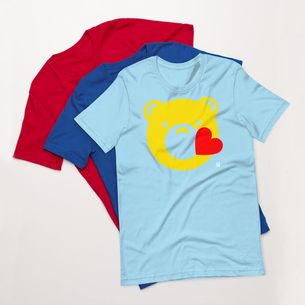 Gay Bear Pride Bermoji Kiss t-shirt