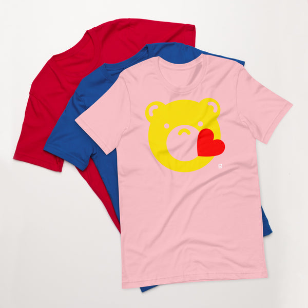 Gay Bear Pride Bermoji Kiss t-shirt