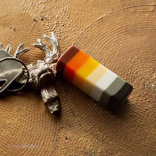 Bears Pride Keychain Flag Colours