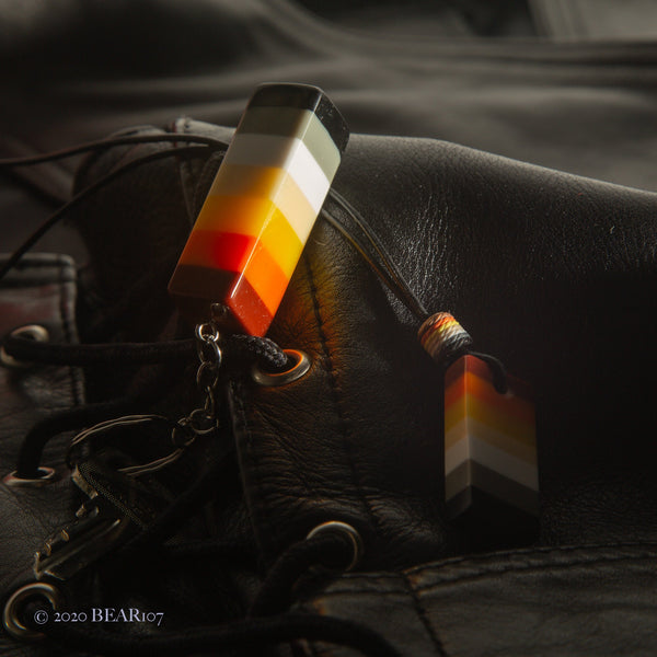 Bears Pride Keychain Flag Colours